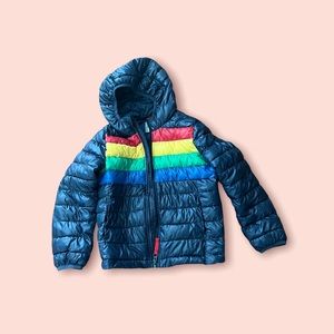 Primary rainbow jacket kids